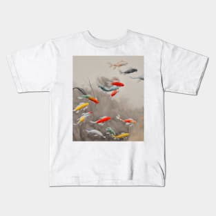 The Art of Koi Fish: A Visual Feast for Your Eyes 21 Kids T-Shirt